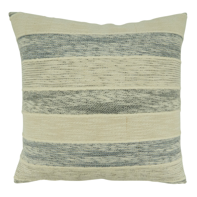 April Collection Striped Cotton Throw Pillow, Pillow Cover Only - No Insert
