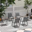Ensemble de 6 chaises de patio pour l'extérieur-1234834244