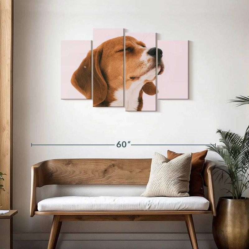 Brampt Beagle, 27" H x 43" W