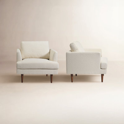 Miller Upholstered Swivel Armchair (set Of 2)