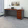 Series C 72W x 24D Office Desk with Mobile File Cabinet