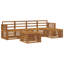249cm Wide Patio Sectional Set