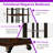 5-Tier Corner Bookshelf 360° Spinning Display Floor Standing Shelf, Wood & Metal Storage Organizer