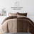 7-Piece Reversible Bedding Bundle - Solid Comforter and Patterned Sheet Set-99311812-99311799