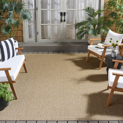 Zenn All-Weather Performance Solid Colour Rug