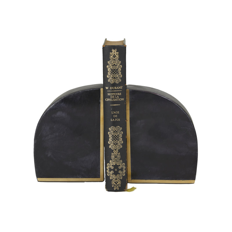 Serre-livres CosmoLiving par Cosmopolitan, Noir