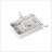 20 Inch Rectangular Striped Vessel Ceramic Basin, High-Quality Matte Finish for Elegant Bathroom Design-126100964