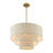 Bertan 4-Light Dimmable Adjustable Height Tiered Chandelier-2047410657-2047410671
