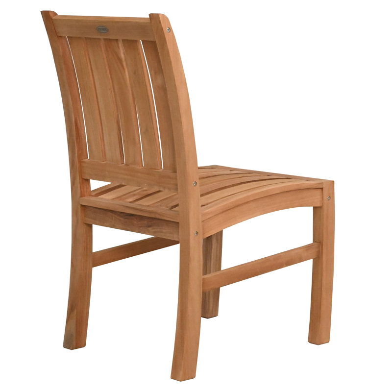 Teak Wood Abaco Outdoor Patio Dining Side Chair