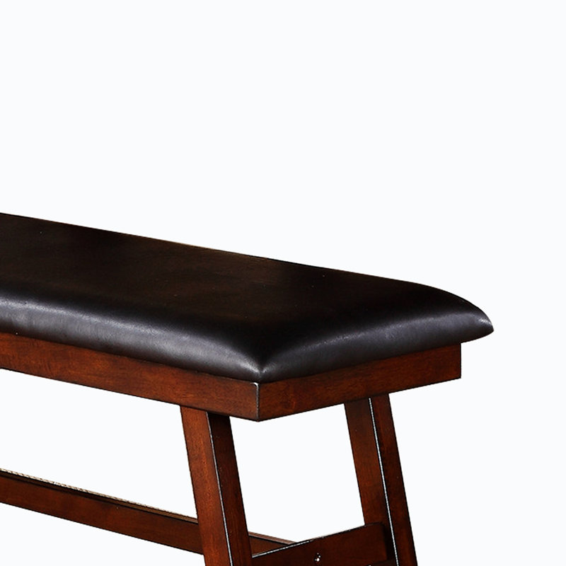 Banc rembourré en similicuir Harewood