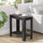 Solid Wood Top End Table