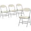 Office Folding Chairs Set of 4