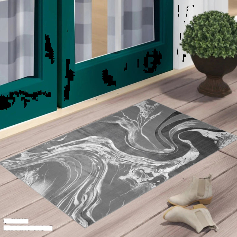 Abstract Area Rug, Rectangle 60 x 110 cm