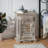 Nightstand - Wood, Distressed Washed Finish, Handcrafted Bedside Table