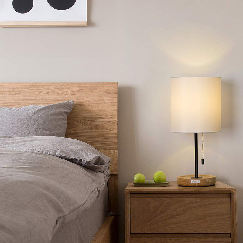 Wood Table Lamp