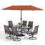 Ensemble repas 6 personnes avec table rectangulaire Alyah-60756116