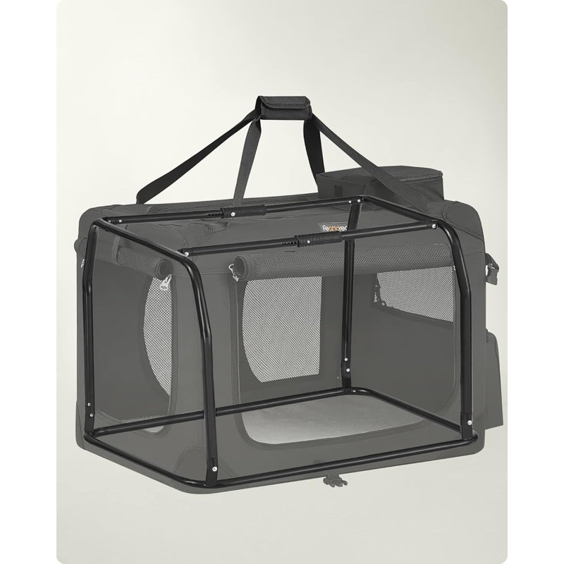 Collapsible Pet Crate, Black
