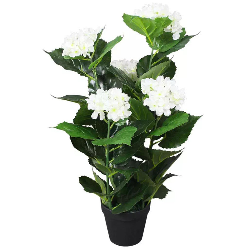 60cm Faux Flowering Plant in Pot