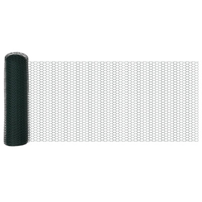 Hexagon Fence Green Steel