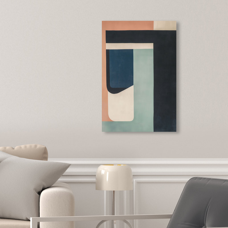 Eternal Shores Canvas Abstract Print by Oliver Gal, Black Frame, 10 x 15, 15"H x 10"W, Canvas Unframed