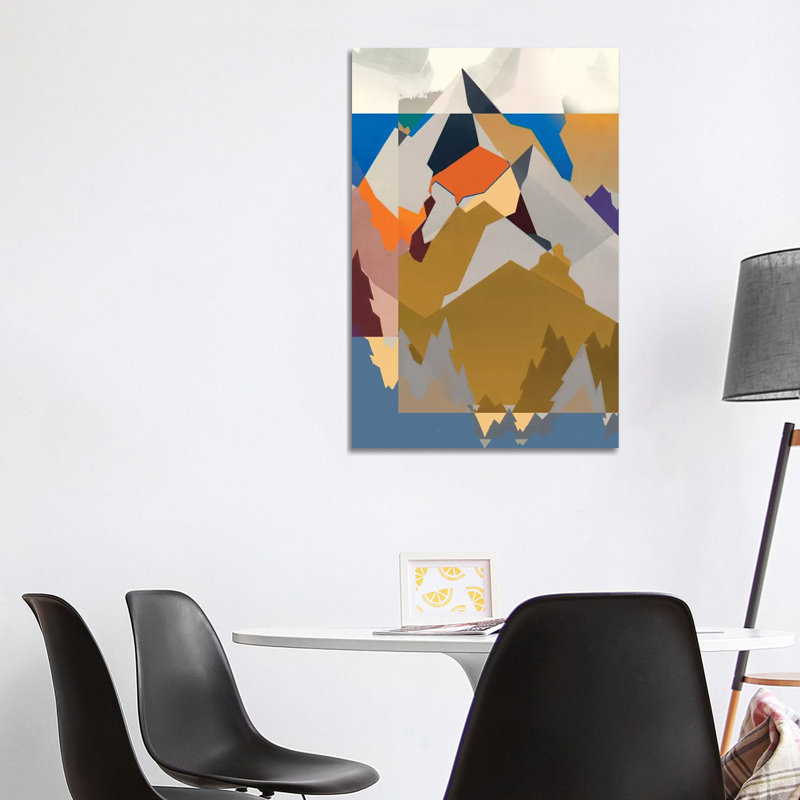 Mountain Extraction 1 Piece Wrapped Canvas Wall Art, 101.6 cm H x 66.04 cm W x 1.91 cm D