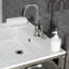 Lavabo de salle de bain console en céramique avec trop-plein-49610617-49617813