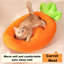 Lit amovible et lavable pour chat et chien en forme de bateau de carotte-816566205