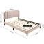 Conwy Upholstered Double (4'6) Bed-290173992