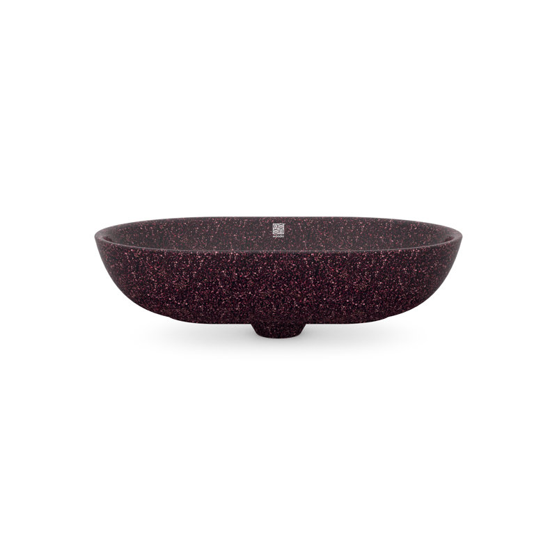 Soft60 23.62'' L Bathroom Sink, Berry