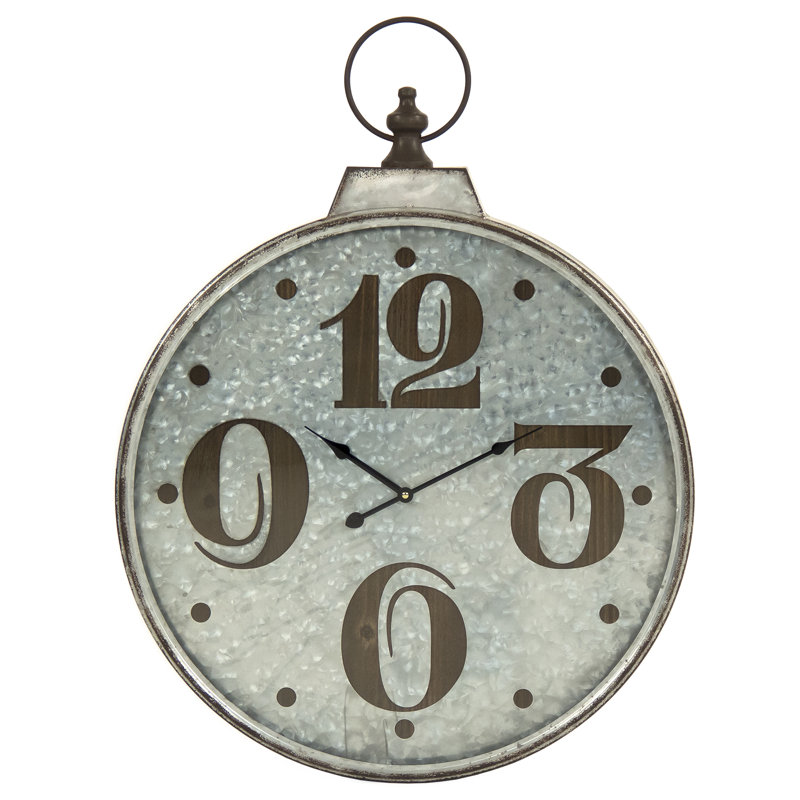 Ragsdale Metal Analog Wall Clock