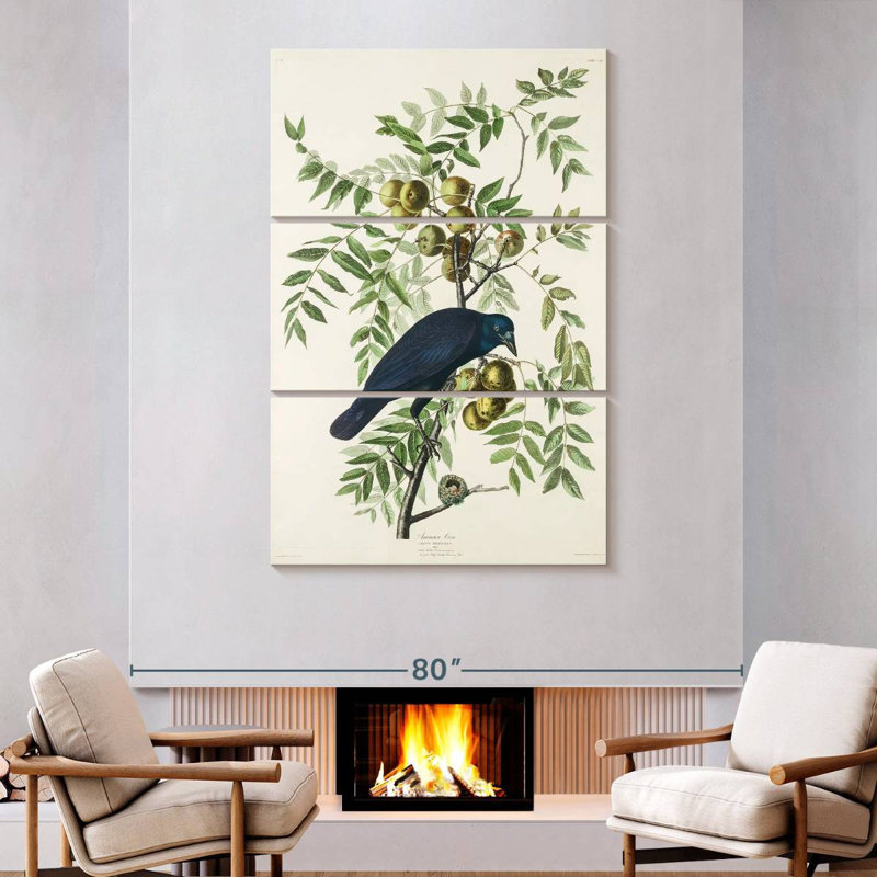 Brampt American Crow, 74" H x 48" W