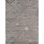Hand Knotted Geometric Area Rug in Brown/Ivory/Beige-1713477748