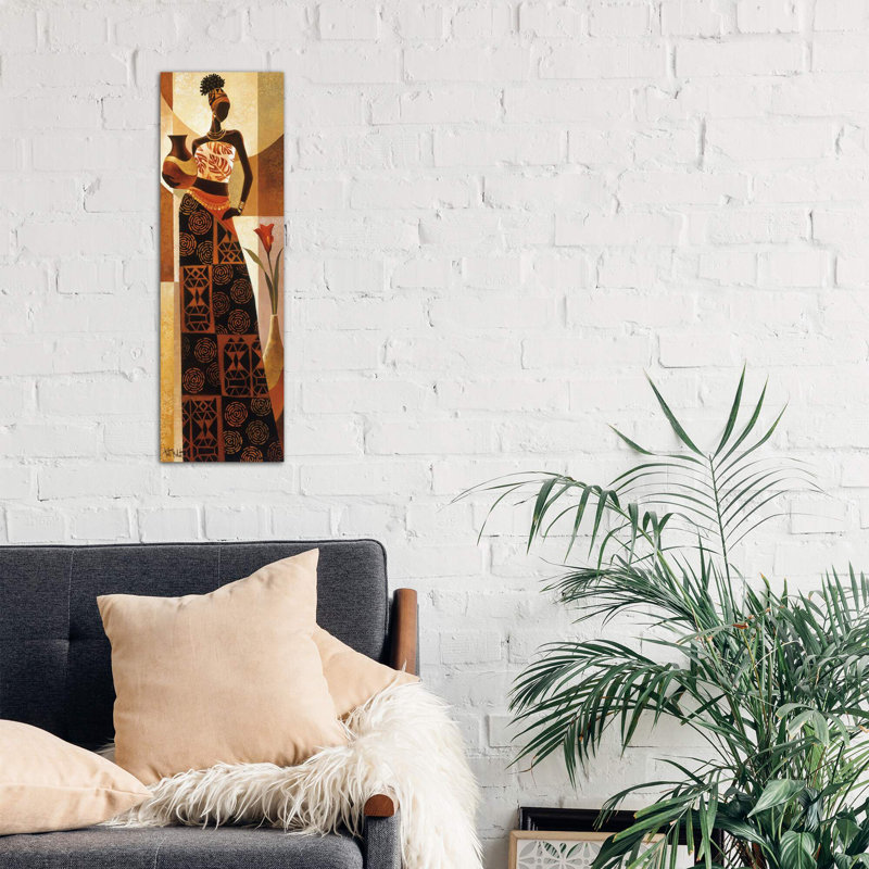 Naima by Keith Mallett - Wrapped Canvas Panoramic Print, 30.48 cm H x 91.44 cm W x 1.91 cm D