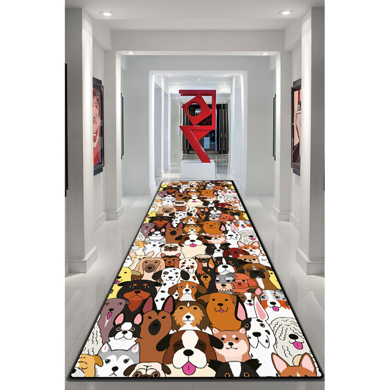 Luxurious Area Carpet, 3.9 x 5.9 Feet, 100% Polyester | Non-Slip Dot Underside, 0.2 in Pile Height, Machine Washable | Digital Print Design, Perfect for Living Room, Bedroom, and Home Decor