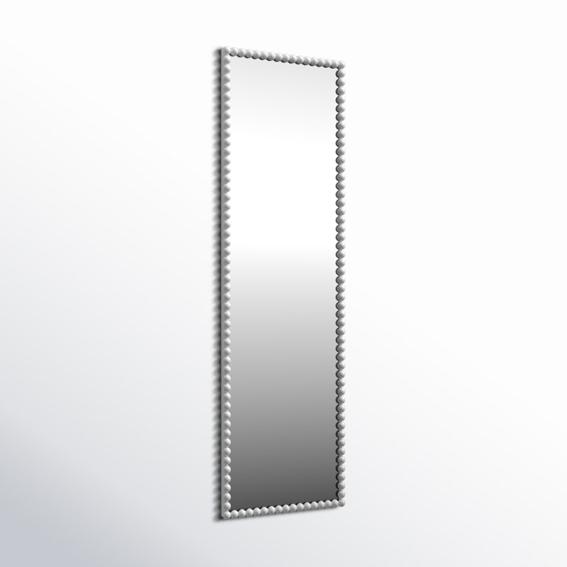 Sanne Metal Mirror, Satin White, 72.25" H x 23.38" W