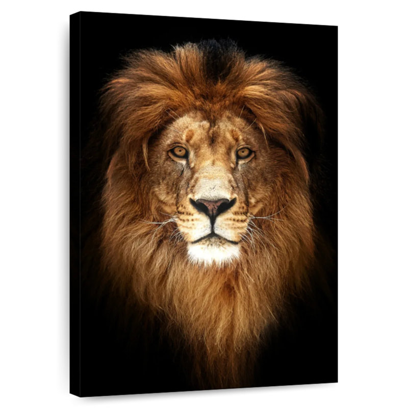 Brampt Mystifying Lion Head, 39" H x 26" W
