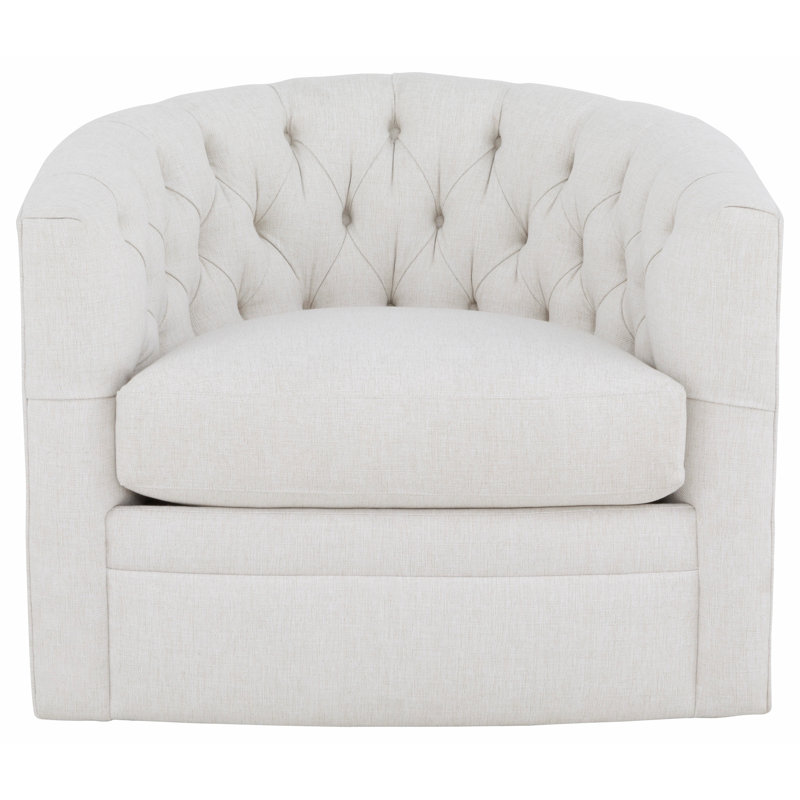 Swivel Tufted Armchair, 9953 Slate