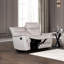 Causeuse inclinable en cuir 62,6 po Amma-1919150730