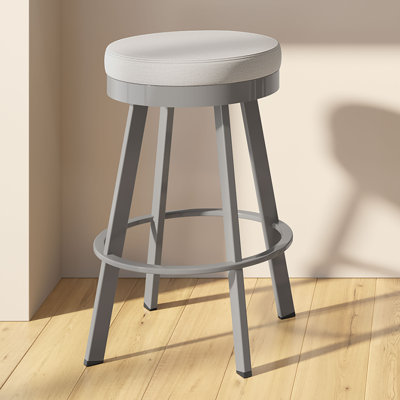 Jamieson Swivel Backless Counter & Bar Stool