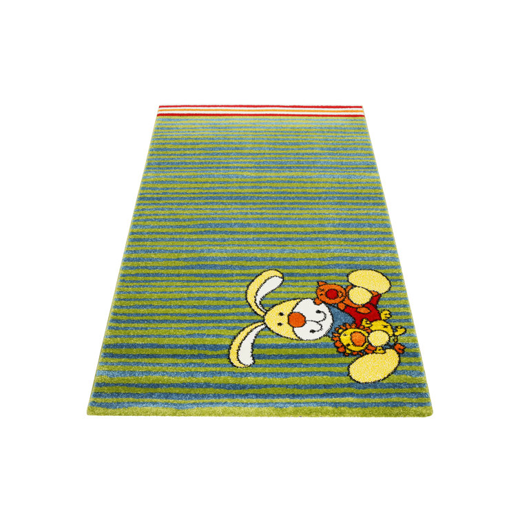 Semmel Bunny Green Area Rug