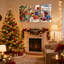 Cadeaux de Noël sous un arbre, ensemble de 3 impressions sur toile-365030113