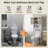 63'' H Freestanding Over The Toilet Storage-676100313