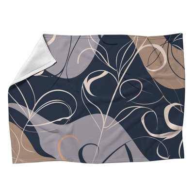  Floral Fleece Blanket