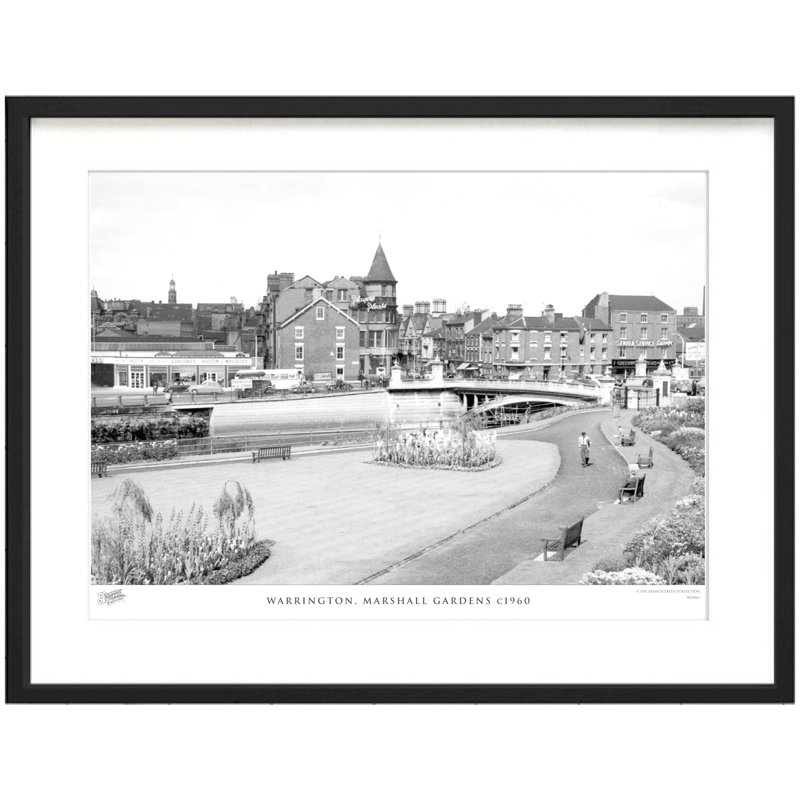 Warrington, Marshall Gardens C1960 - Single Picture Frame Print, 60cm H x 80cm W x 2.3cm D