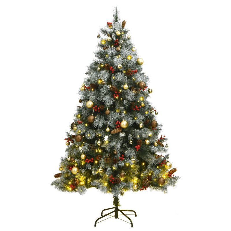Arbre de Noël artificiel lumineux 5,9 pi