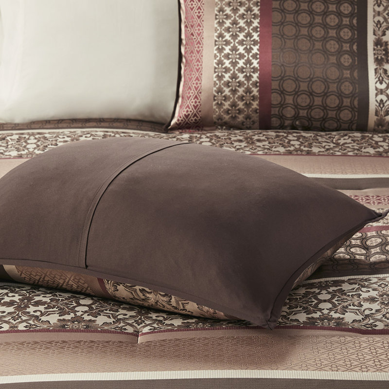 Ensemble de literie en jacquard élégant, polyester confortable, style traditionnel pour la maison