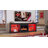 Fireplace TV Stand For Tvs Up To 80" With 36"W Electric Fireplace Heater,Cabinets & Open Storage-118158648