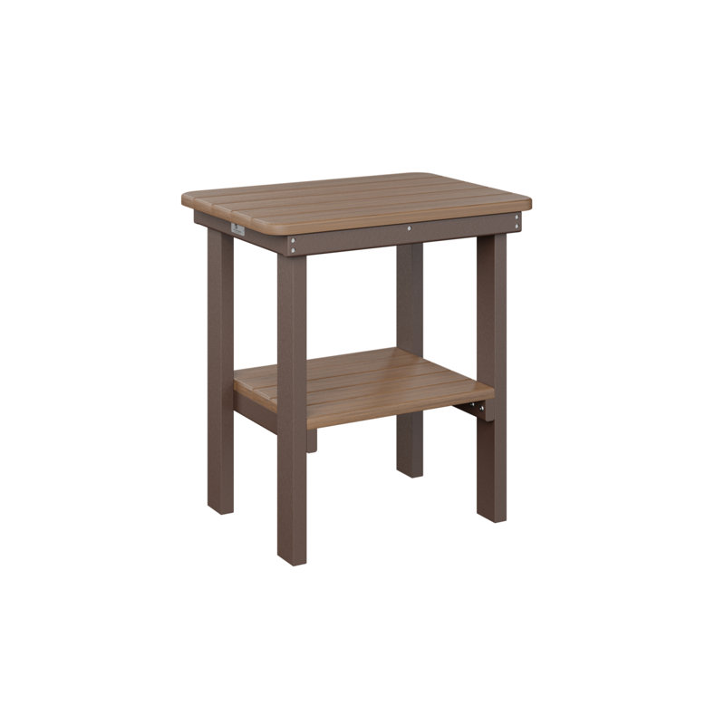 Berlin Gardens Rectangular End Dining Table, Chocolate Brown, Antique Mahogany