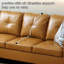 Canapé modulaire en cuir 2 pièces Bawan-2074801190-2074801197