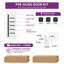 Porte intérieure prémontée à 5 panneaux en MDF à âme pleine, revêtement PVC blanc 36 po x 80 po, avec cadre à montage rapide-134173412-134173413